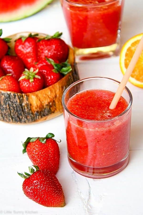 Strawberry Watermelon #Smoothie #recipe