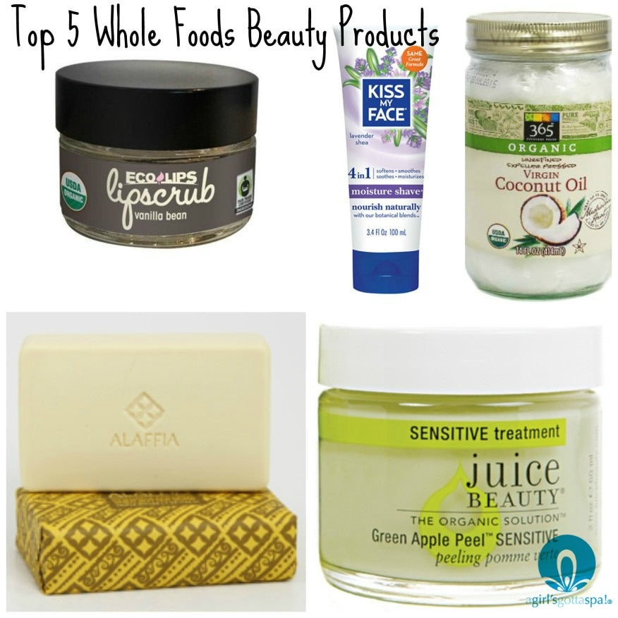 Top 5 beauty products from @wholefoods via @agirlsgottaspa