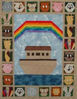 Noah S Ark Crib Quilt Quilt A Temple