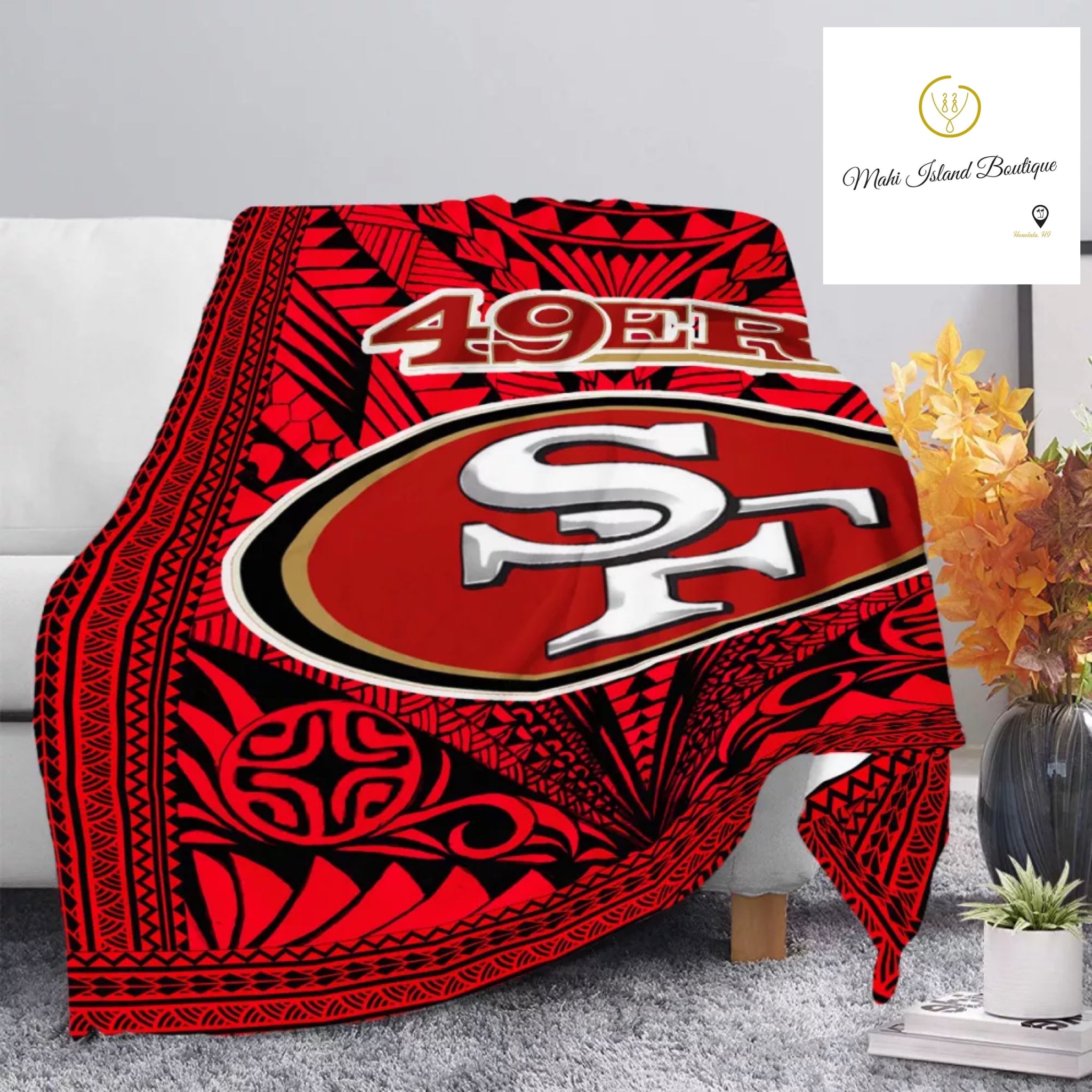 NFL San Francisco 49ers, Gucci Personalized Oodie Blanket Hoodie • Kybershop