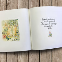 Peter Rabbit's Personalised Hopping into Life Book
