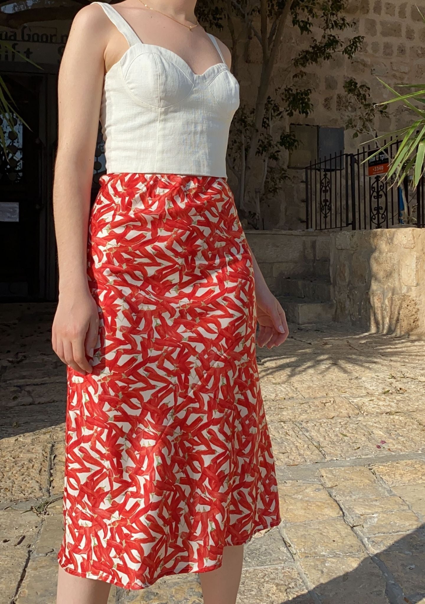 Lexa Skirt | Peppers Print - Anomable