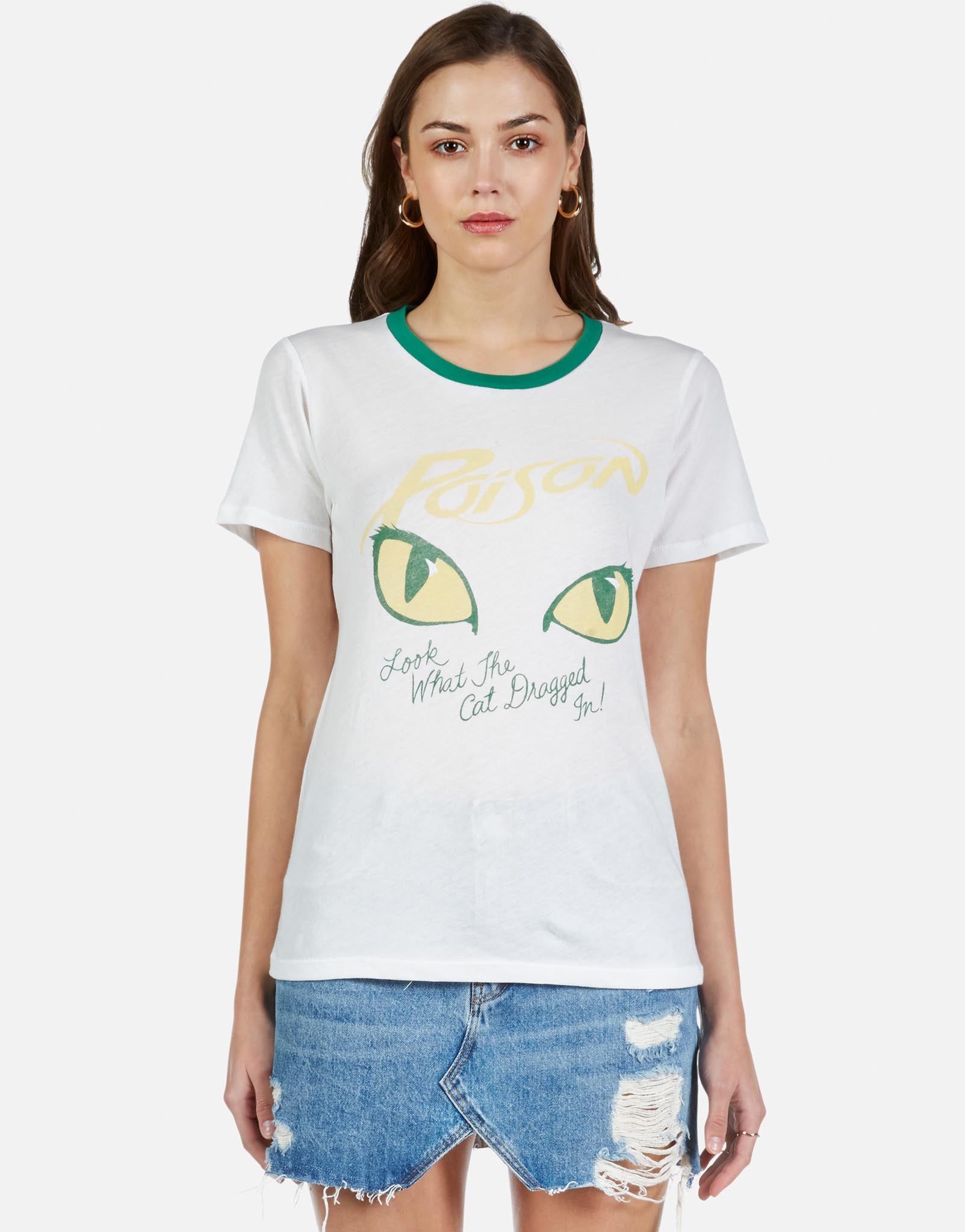 Poison Cat Dragged In S/S Vintage Tee | Sienna by Lauren Moshi