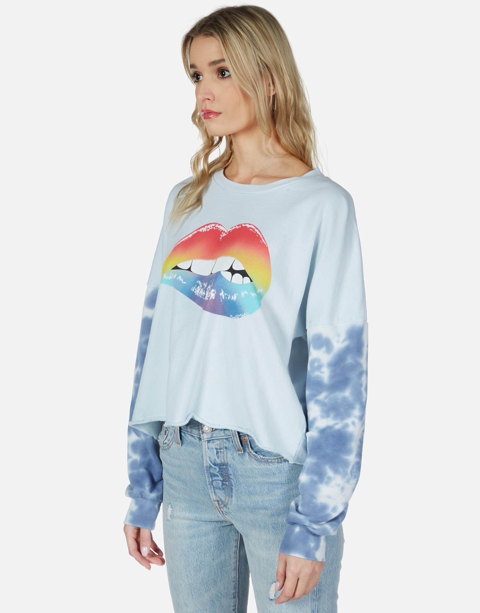 lauren moshi lips sweatshirt