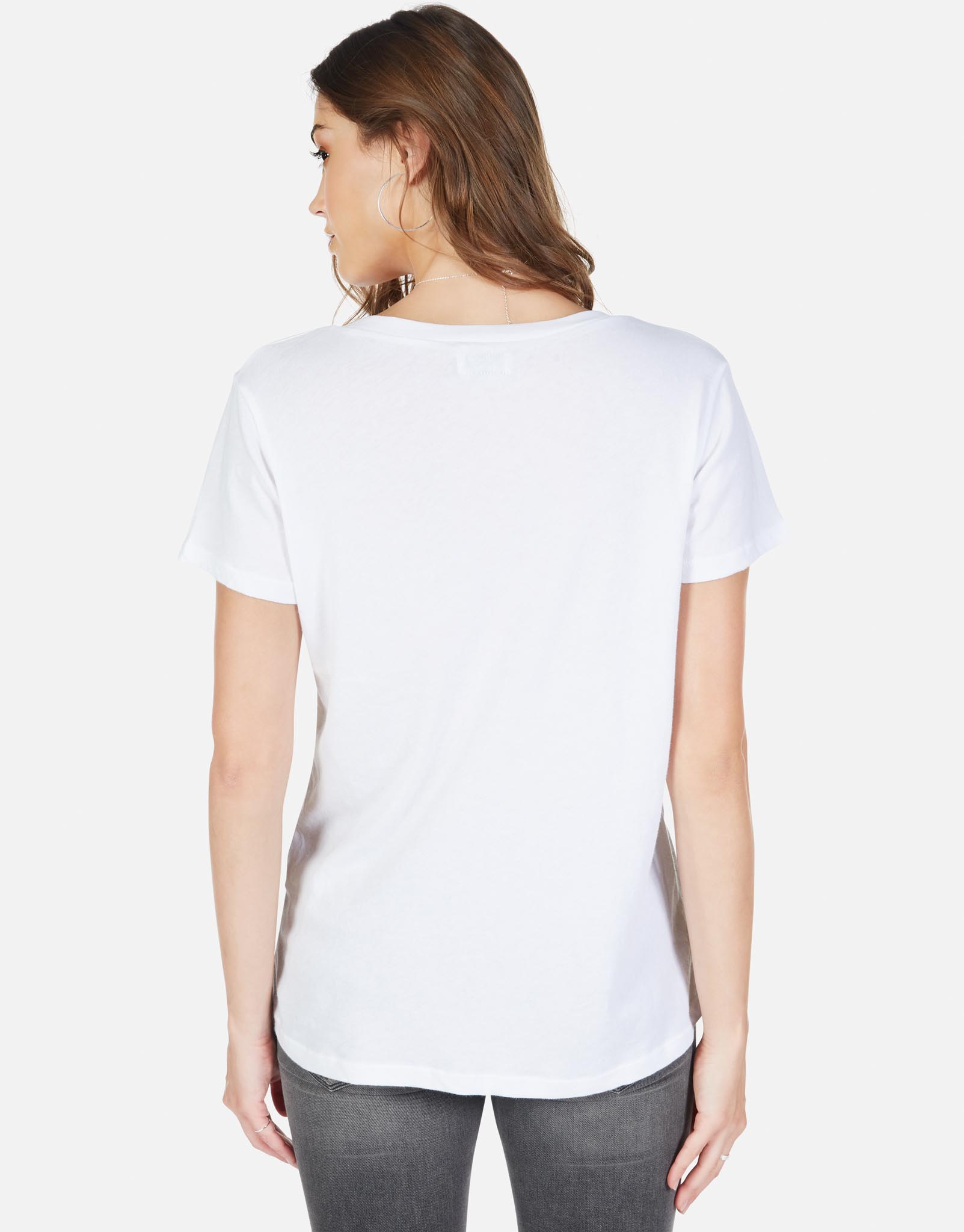 Bone Skull Bone Eye S/S V-Neck Tee | Cruz by Lauren Moshi