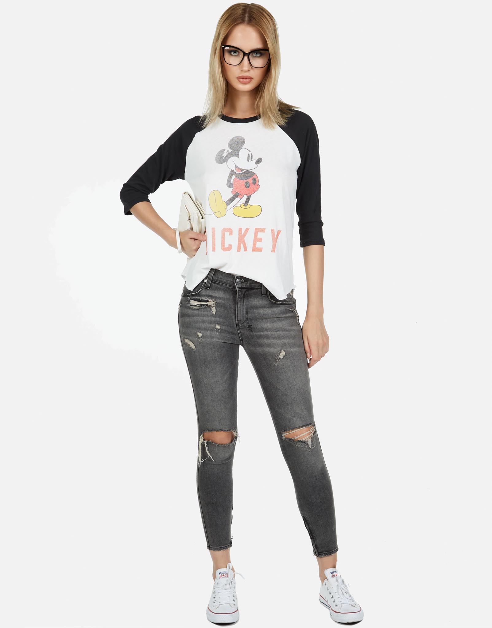 mickey mouse baseball tee