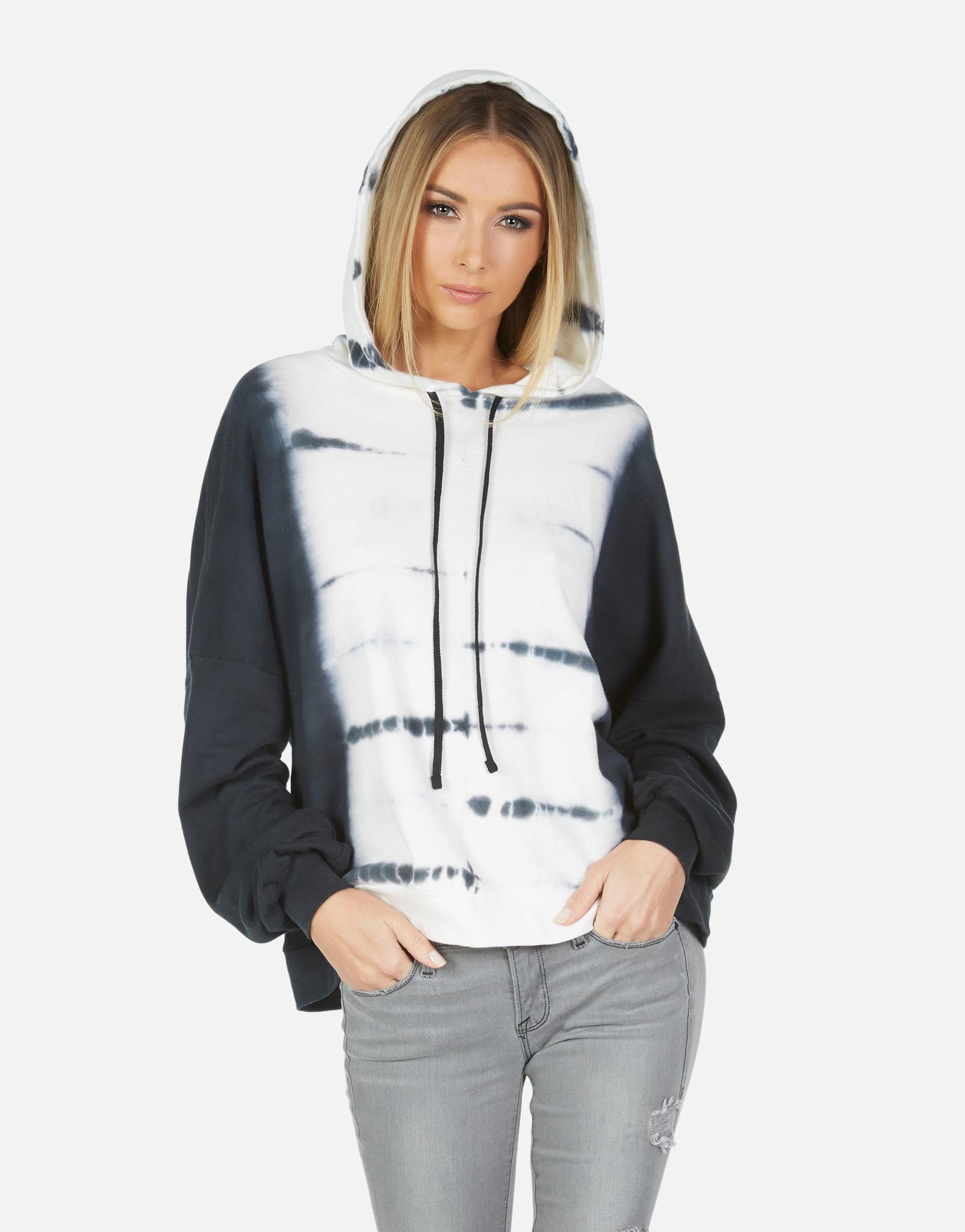 Gower LE Dark Waters Crop Hoodie - Dark Waters XS