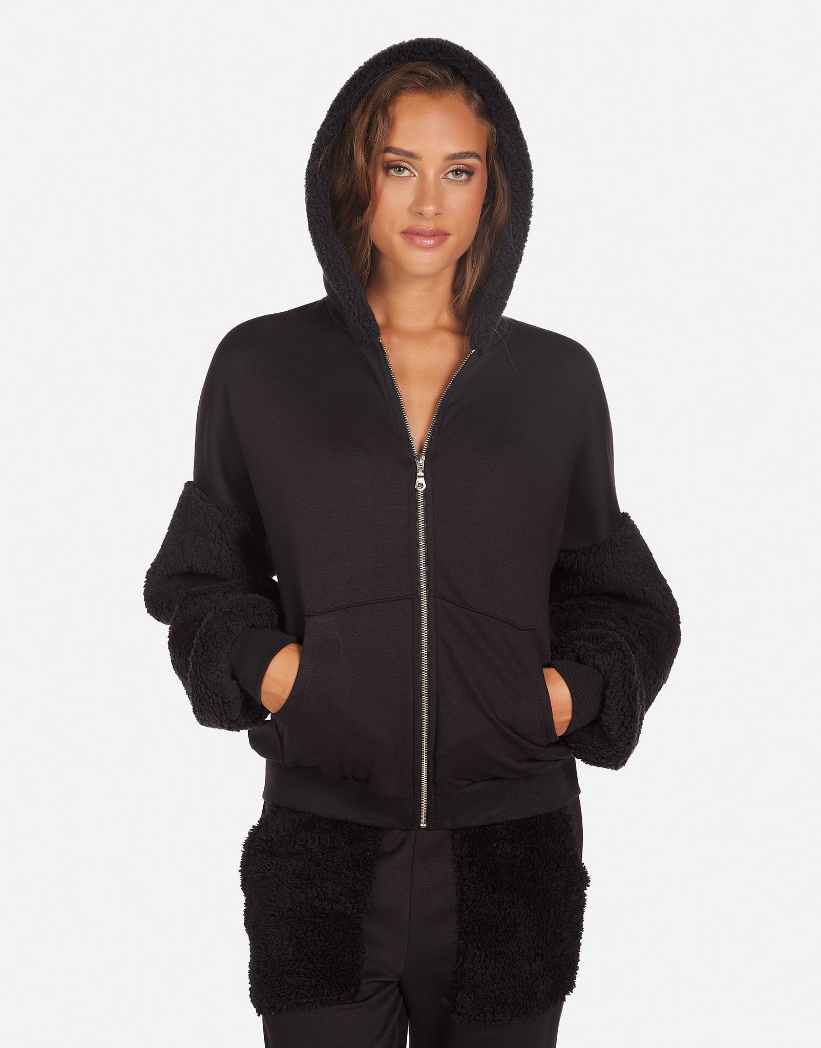 Crawley Hoodie - Black/Black M