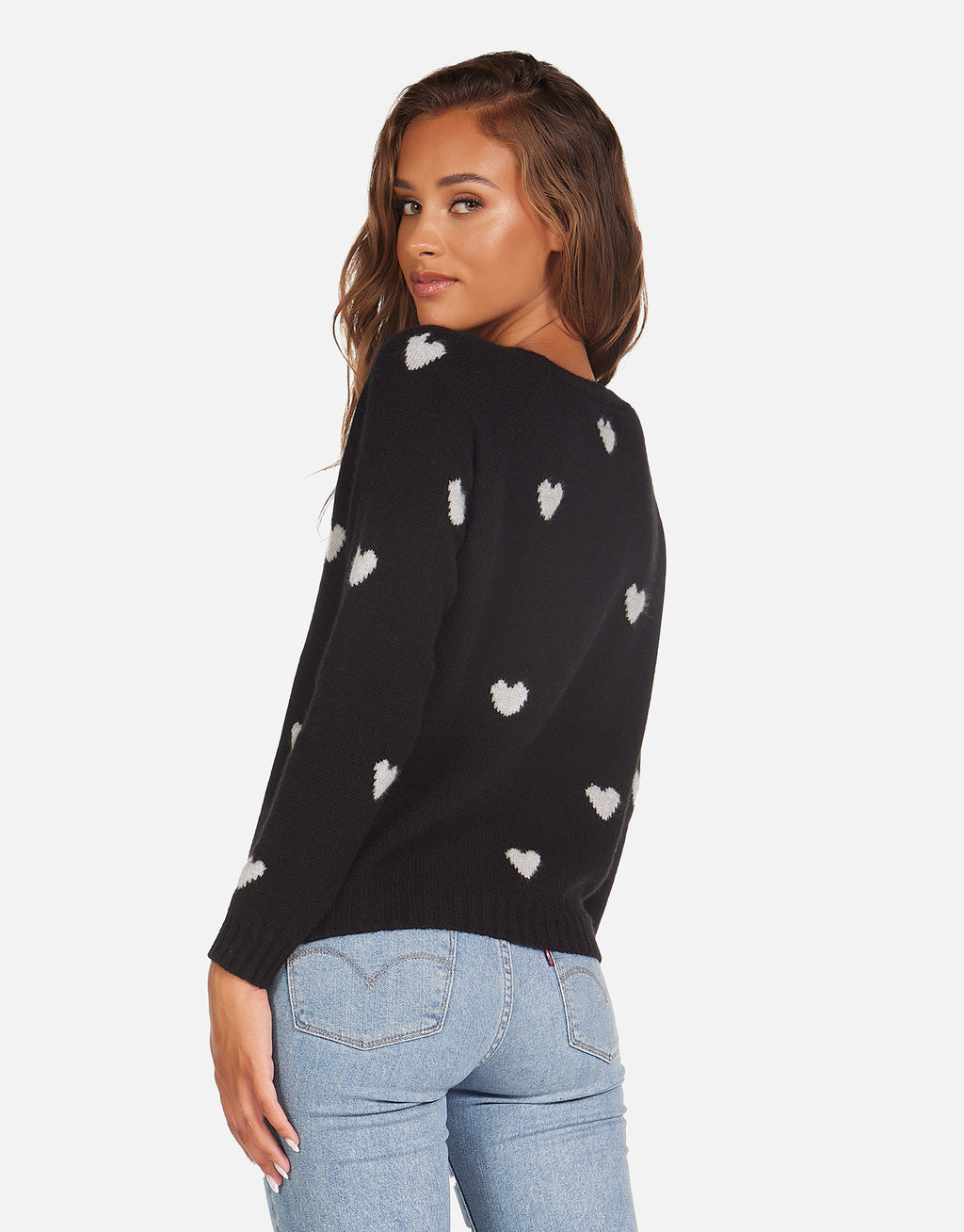 Godric Cashmere Heart Sweater – Michael Lauren