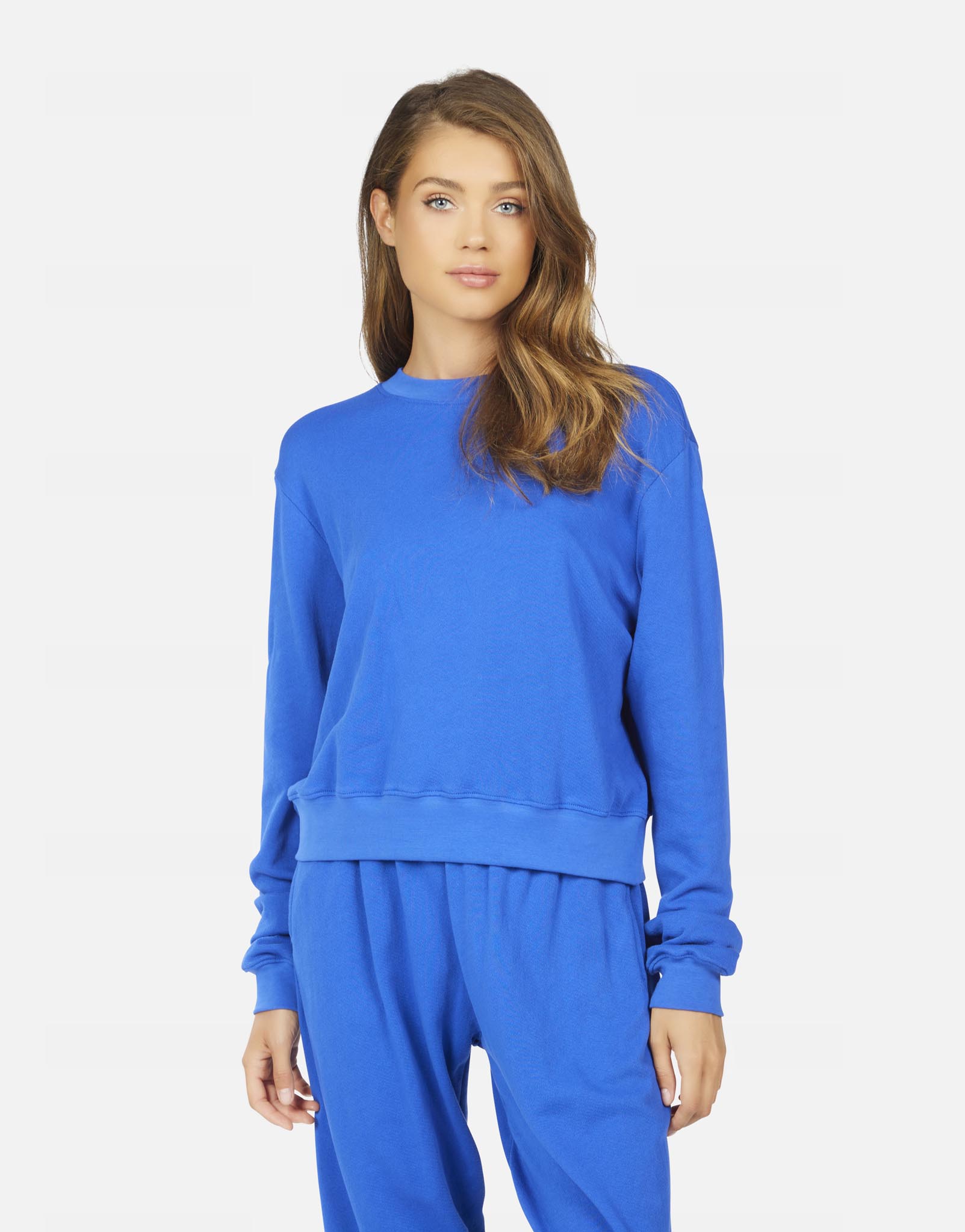 Exon LE Crop Pullover - Ultramarine L
