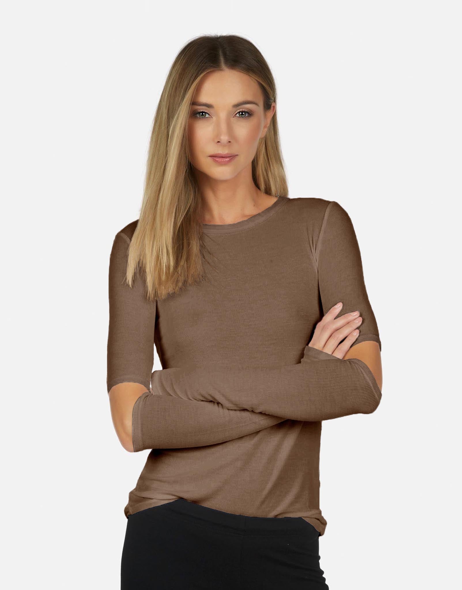 Solomon Fitted Tee Brownie - Brownie S