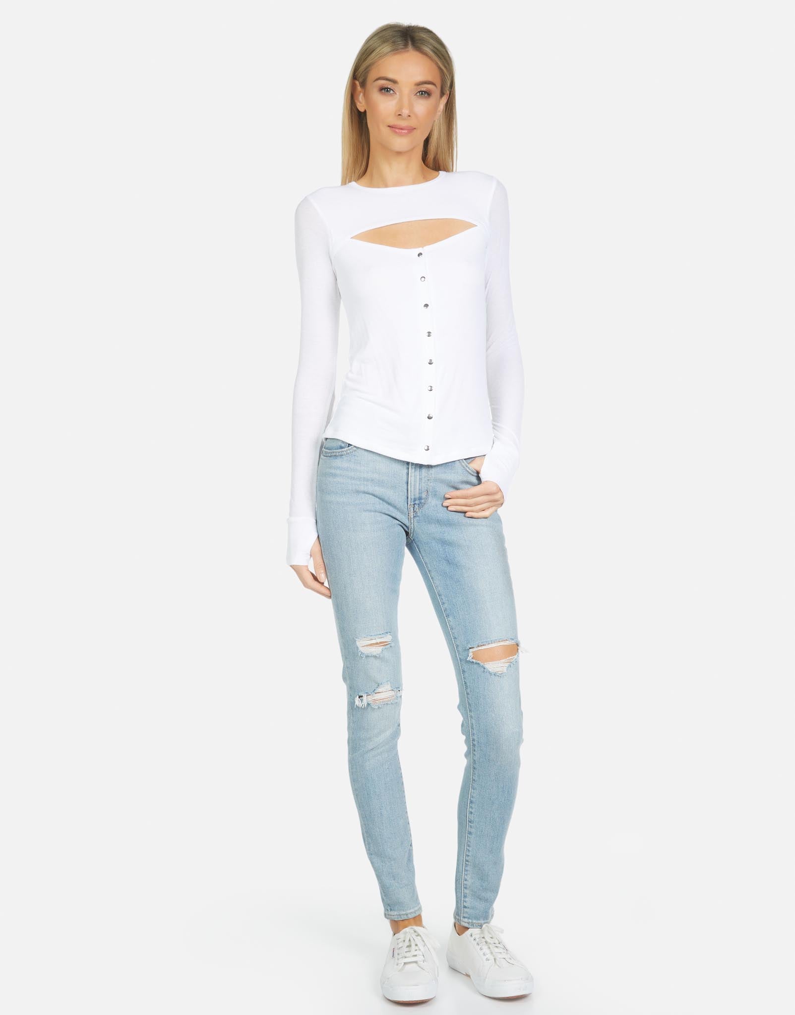 Manolo Snap Top - White M