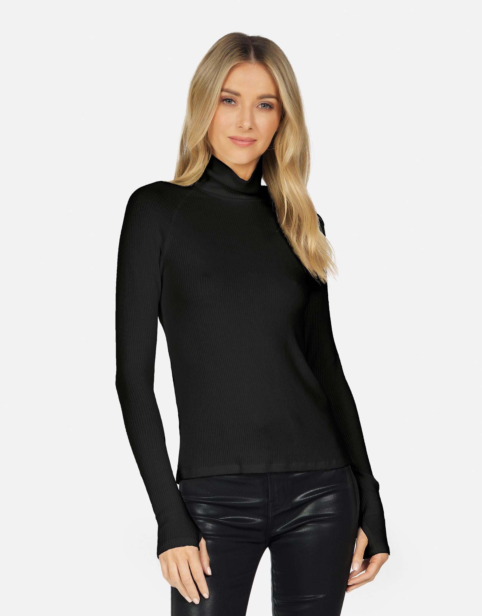 Kalen Turtleneck Sweater - Black XS