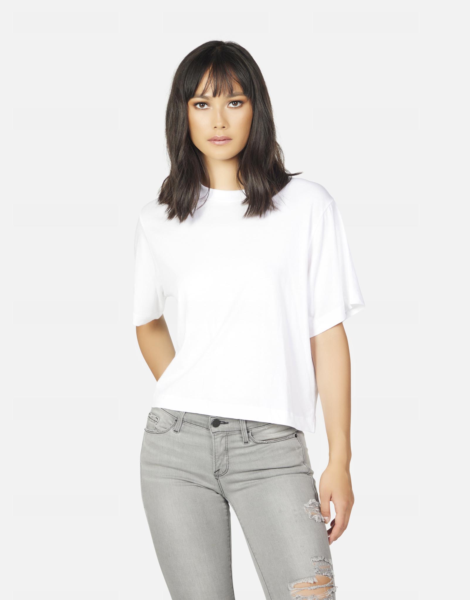 Hester Oversized Tee - White S