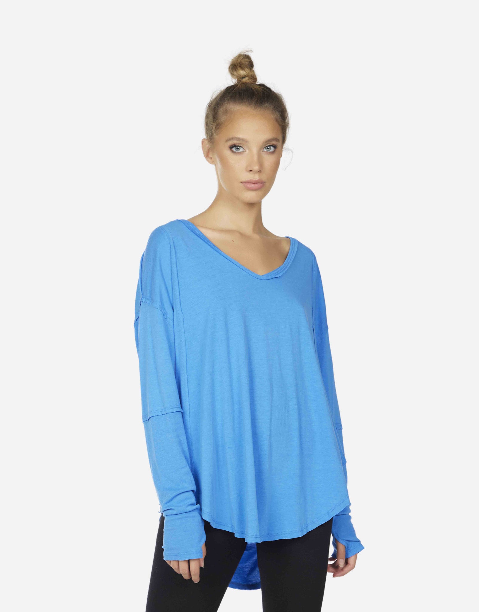 Sparta Oversized Tee - Sky Blue XS