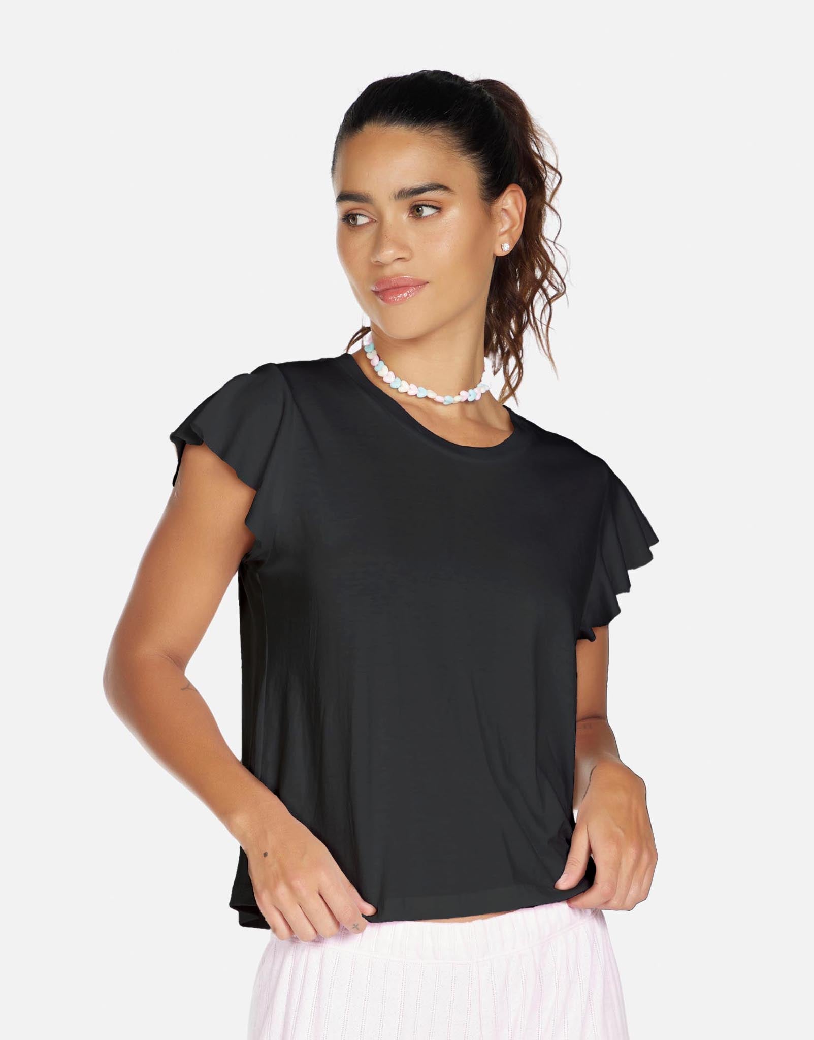 Bronte Tee - Black L