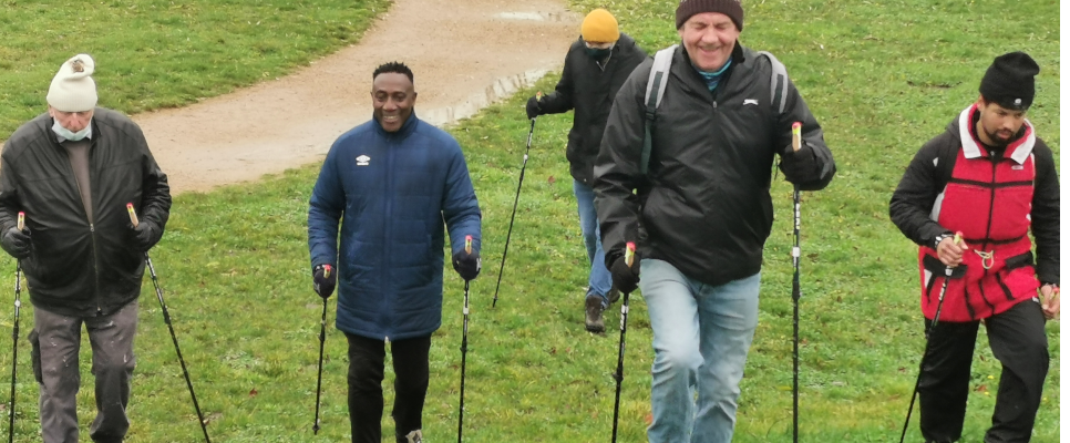 Communities First Nordic Walking group