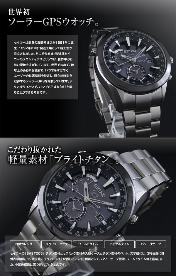 18280円アウトレット 長島 価格 通販 ストア SEIKO ASTRON SBXA003