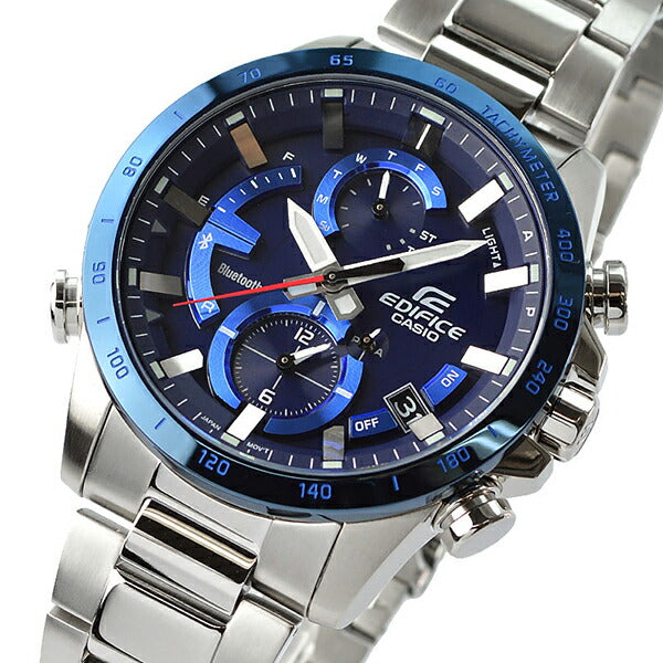 陰山織物謹製 美品 CASIO EDIFICE タフソーラー EQB-900-DB-2AJF