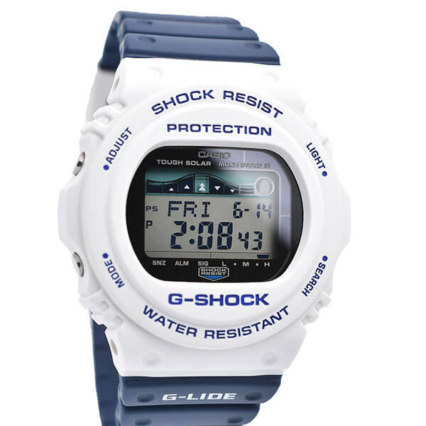 競売 廃盤品CASIO G-SHOCK G-LIDE GWX-5700CS-2JF 腕時計(デジタル