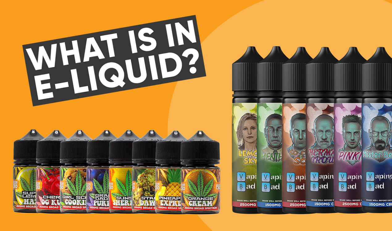 What is in E-liquid?