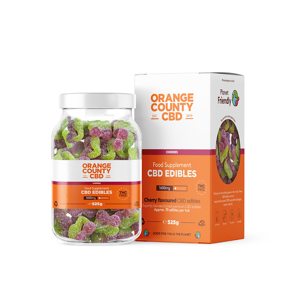 CBD Gummy Cherries (Large Tub) - Orange County CBD product image