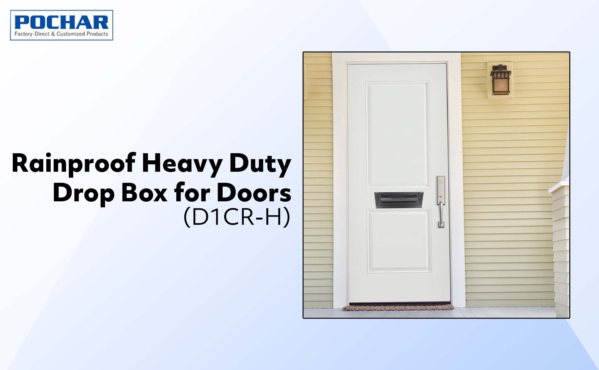 POCHAR-DB1RA-D1CH-Rainproof-Dropbox-for-Doors-Through-the-Door-Dropbox