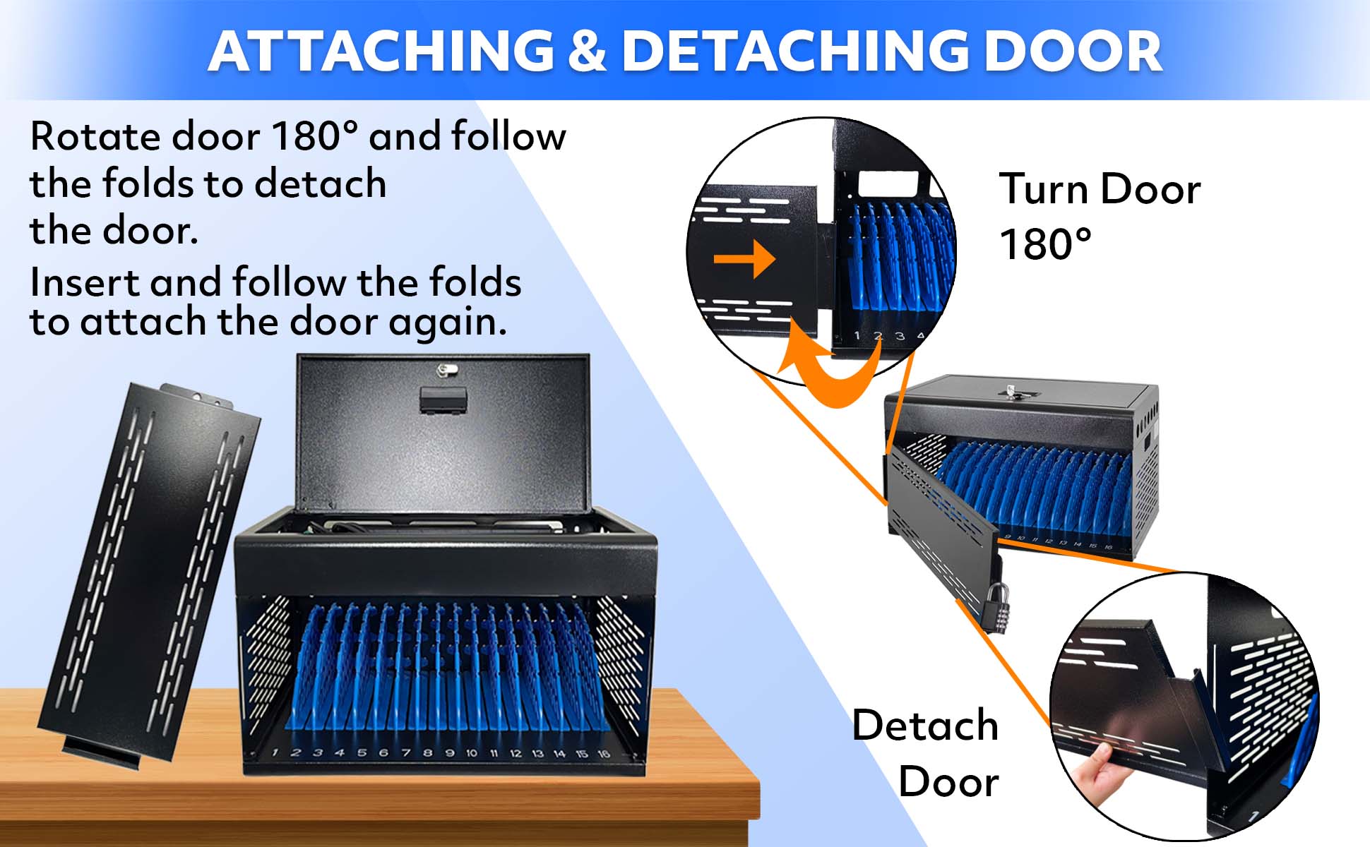 POCHAR-C16DH-Chromebook-Charging-Station-with-Lock-Charging-Cabinet-for-16-Chromebook