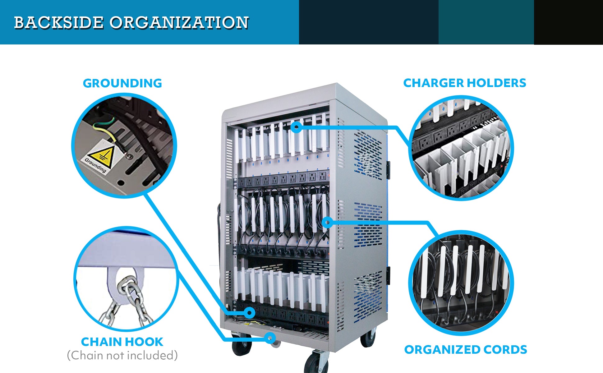 POCHAR-C30BT-Y630B-Fully-Assembled-Charging-Cart-for-30-Chromebook-and-iPad