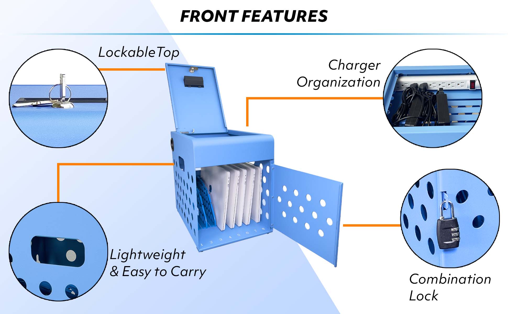 POCHAR-C8B-8-Device-Charging-Cabinet-with-Lock-Chromebook-Charging-Station-For-Classroom-Locking-Cabinet-for-iPad