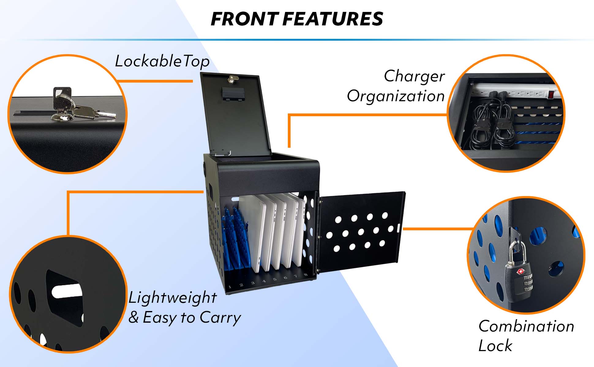 POCHAR-C8H-8-Device-Charging-Cabinet-with-Lock-Chromebook-Charging-Station-For-Classroom-Locking-Cabinet-for-iPad