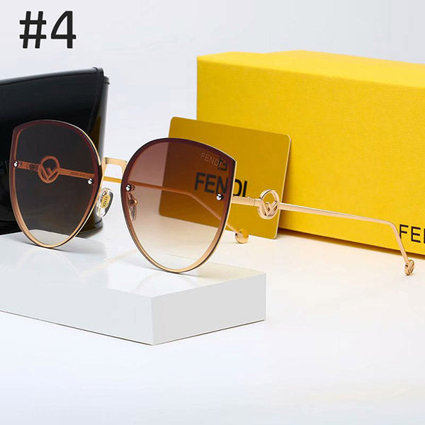 FENDI Woman Men Fashion Summer Sun Shades Eyeglasses Glasses Sunglasses