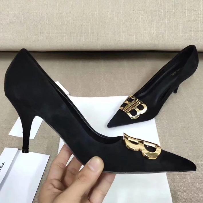 Balenciaga Women Fashion Simple Casual  High Heeled Shoes