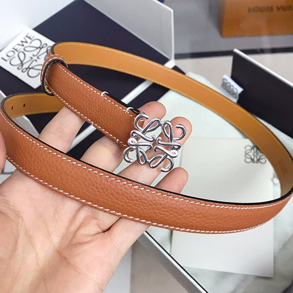LV Louis vuitton Fashion New Letter Buckle Leather Leisure Belt 