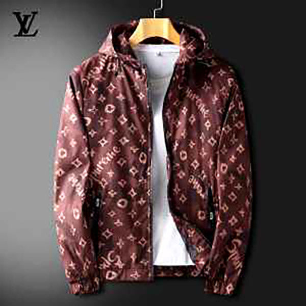 Boys & Men LV Louis vuitton fashion cardigan jacket jacket with hat