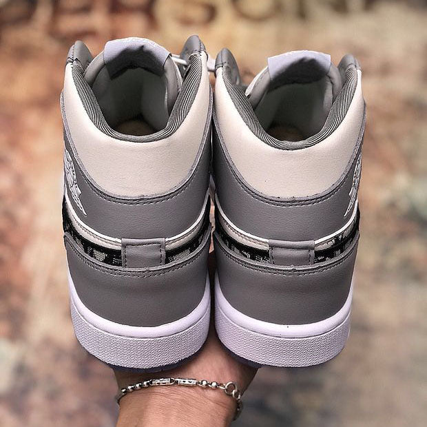 Dior X Air Jordan 1 High Og Wolf Grey