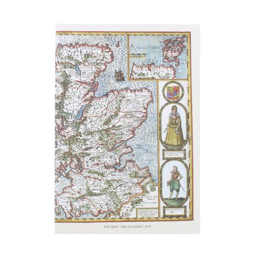 Scotland - Original 1897 large poster size map of Scotland