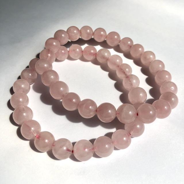 Rose quartz bracelets