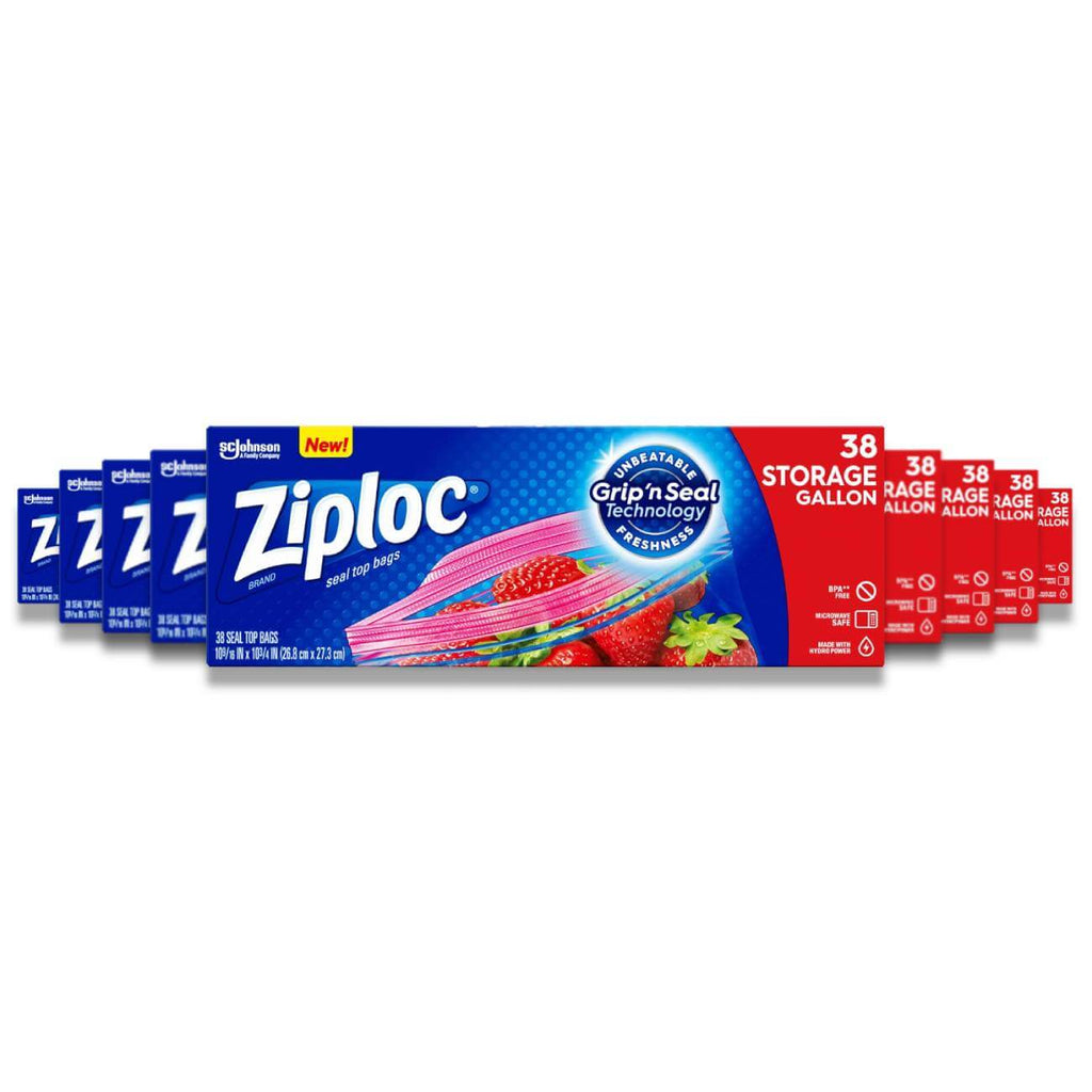 Ziploc Gallon Storage Bags with New Stay Open Design (208 ct.)