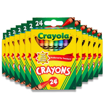 Crayola Classic Color Crayons, 24 Count, (Pack of 6), Crayons