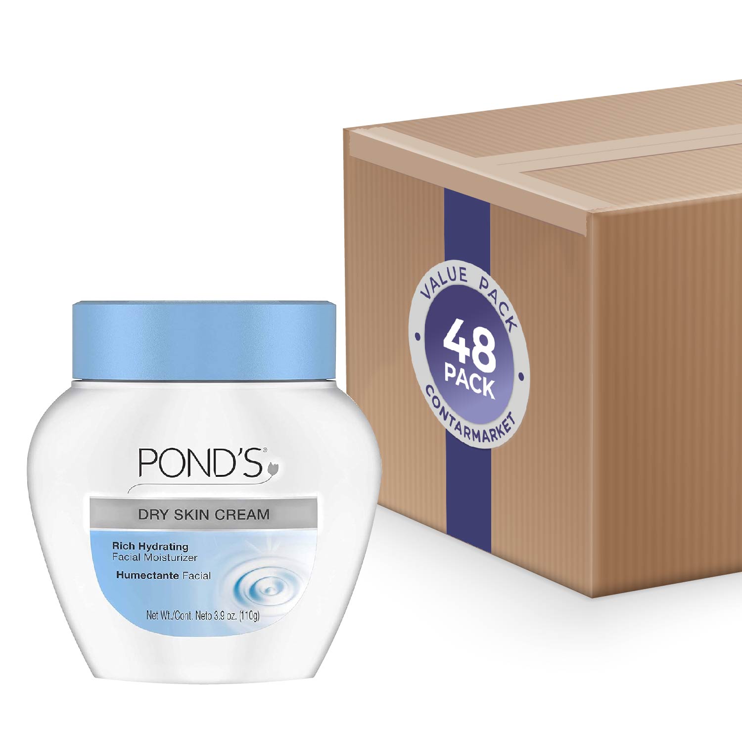 Pond's Dry Skin Cream 3.9 oz - 48 Pack