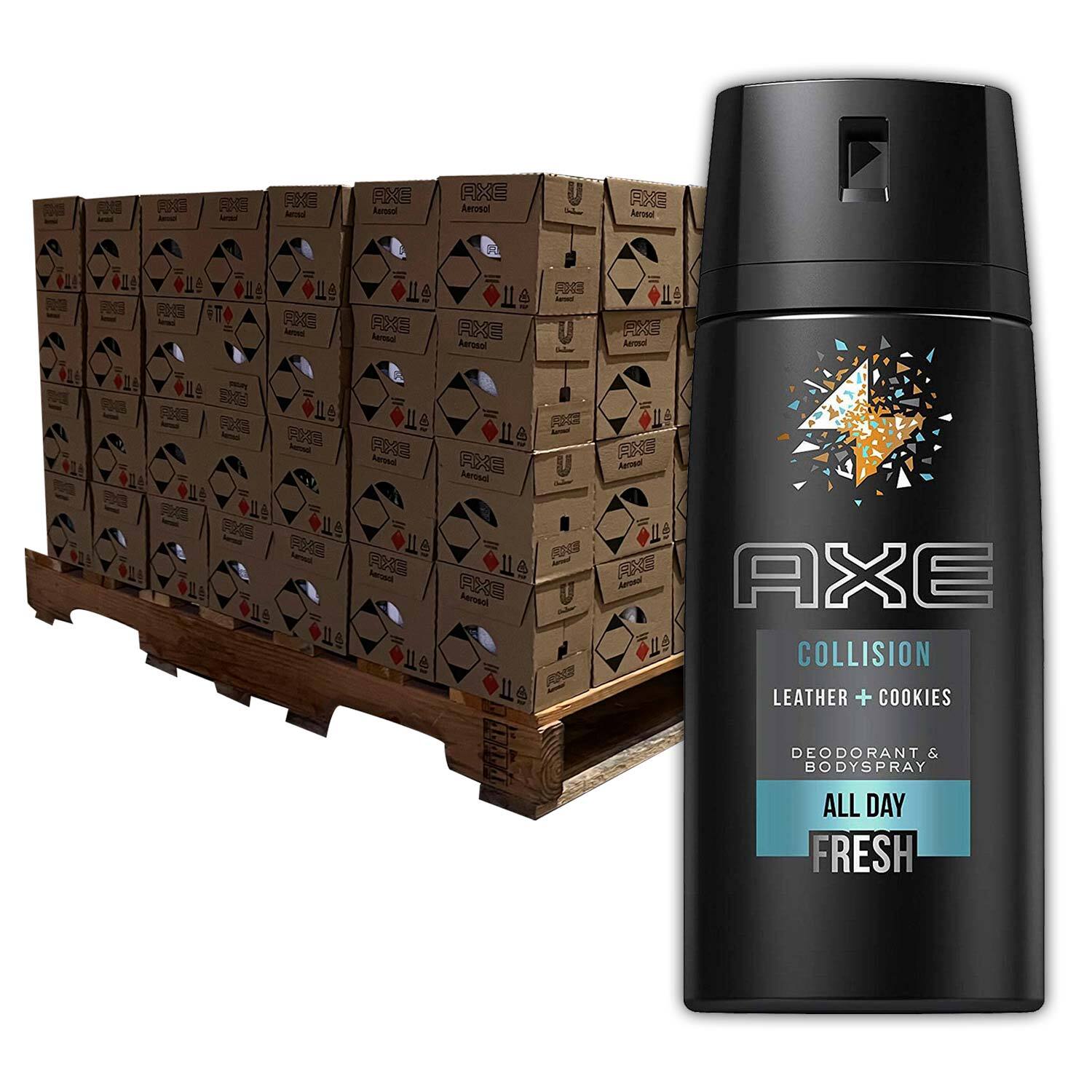 muis Goed Lam Axe Deodorant Body Spray, Pallet - 6 Fragances - 5.07 0z - 150 Boxes - –  Contarmarket