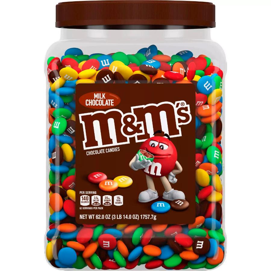 M&M's Peanut Chocolate Candy Pantry - 62 oz bag