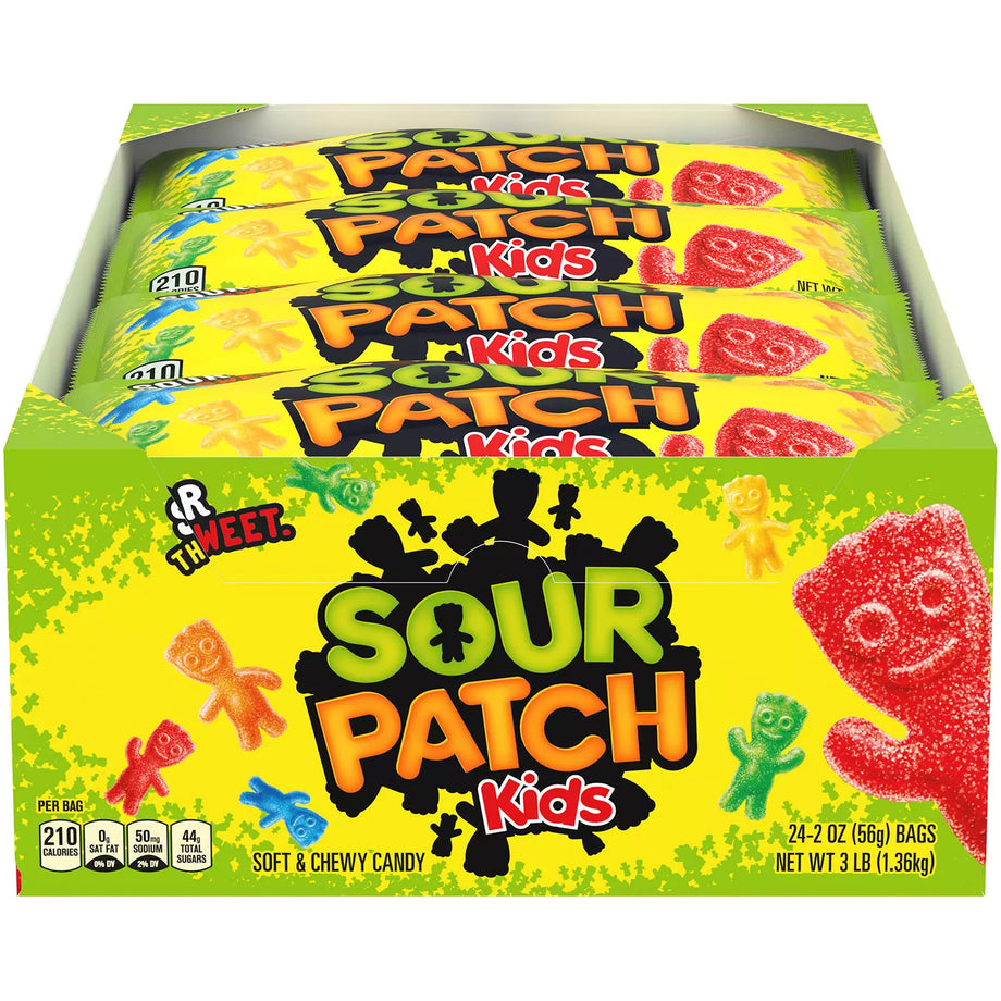 Sour Patch Kids Big Kids Soft and Chewy Candy Changemaker Pack 240-Count