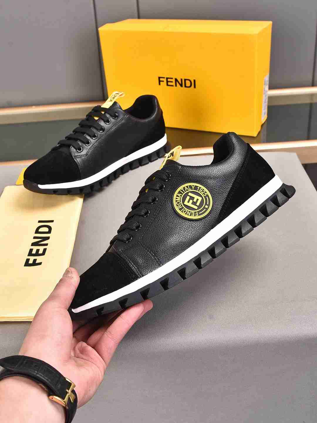 Fendi men's New Fashion Casual Shoes Sneaker Sport Running Shoes 03233