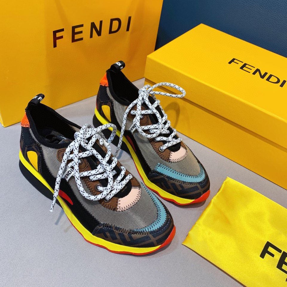 FENDI  Woman's Men's 2021 New Fashion Casual Shoes Sneak