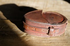 Leather compass pouch