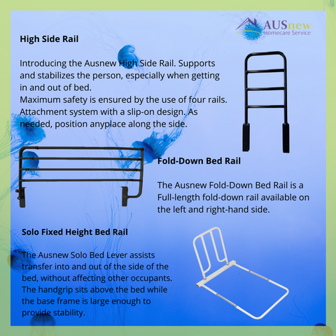 Bed rails | Ausnew Home Care, NDIS registered provide, age care, Disability