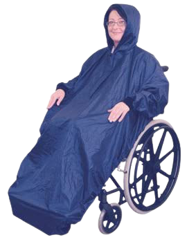 Wheelchair Mac with Sleeves - Blue | Ausnew Home Care | NDIS Approved