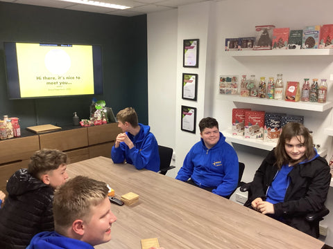 school presentation at TTK Confectionery